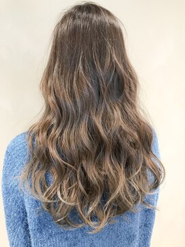 ウィステリア 銀座(WISTERIA) 【WISTERIA】シアーベージュ20代30代ダブルカラーバレイヤージュ