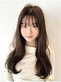 《Agu hair》メルティカラー2wayバング×numberA.ヘアバター