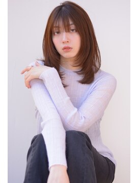 ドルセプラタ(Dulce plata) 20代30代40代前髪ありトレンドレイーヤーラベンダーベージュ