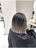 根元が伸びても気にならないバレイヤージュ