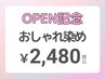 ☆ご新規様限定価格☆オシャレ染め 全体染め 2,980円→2,480円（寝屋川）
