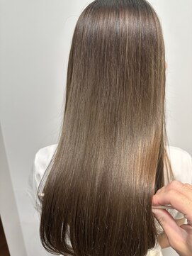 ヘアースタジオ ゼン カロン(Hair studio Zen kalon) ハイライトカラーミルクティーブラウン×ロング20代30代40代50代