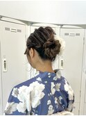 お祭り着付けヘアセット