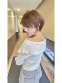 大人ショートボブ 20代30代40代ヘア 小顔 大阪クビレ茨木