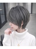 骨格補正スッキリショート2/髪質改善/縮毛矯正/ボブ/レイヤー