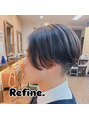 リファイン 立花店(Refine.)&nbsp;刈り上げ高め前下がりセンターパート