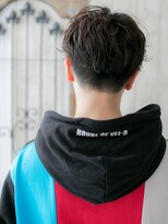モッズヘアー メン 戸田公園店(mod's hair men)&nbsp;ビジカジ刈り上げダークブラウン無造作マッシュパーマh戸田公園
