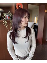 ラス(ras.)&nbsp;ブリーチなしボルドーブラウン