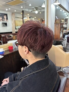 シャンプーボーイアネックス(SHAMPOO BOY Annex) メンズマッシュ レッドブラウン 佐世保