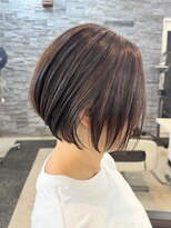 ガーデン 小山店(garden) 宇都宮ショートカットショートヘア白髪ぼかしハイライト白髪染め