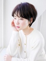 ハウスアンドヘアーワークス(House&Hair works) 前髪長め大人小顔ショート30代40代50代 藤沢