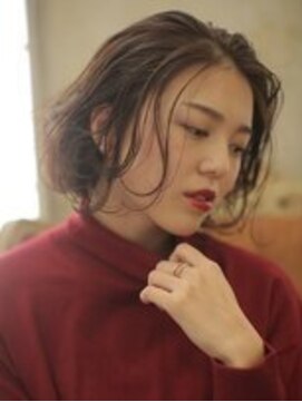 グッドフェローズ キタホリエ(GoodFellas kitahorie) くせ毛風 クラシカルモードボブ