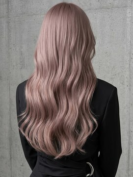 スリット(slit) ミルクティーベージュブロンドブリーチカラーレイヤーカット