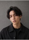 センターパート×ツイストスパイラルパーマ×メンズパーマmen's