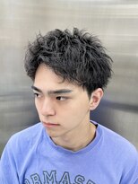 アクション セカンド 心斎橋(ACTION second)&nbsp;スパイキーショート　ニュアンスパーマ