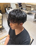 アミィヘアー(Ami Hair)&nbsp;シャドウパーマ×メンズマッシュ　【髪質改善】