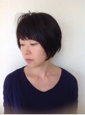 洗練ショートボブ