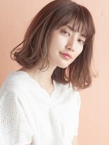 ミンクス 青山店(MINX)&nbsp;透明感外ハネ#ミニマムボブ #モード#ジグザグバング