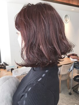 エイト 溝の口店(EIGHT) 【EIGHT溝の口】お客様スタイル_デザインカラー切りっぱなしボブ