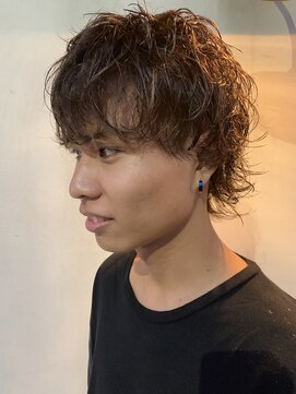 ヘアー アイス カンナ(HAIR ICI Canna) スパイラルパーマ　ツーブロック　ウルフ　メンズパーマ