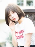 スリークショートボブローライト/20代/30代/40代/ハイライト