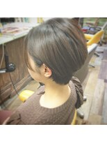 ヘアースペース 練馬店(hair space COCO) 綺麗なシルエットの耳かけショート