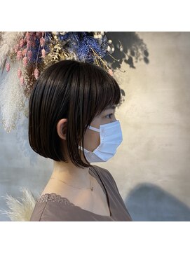 スラン(sran hair and spa) 乾かすだけでまとまるミニボブ♪
