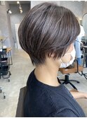 王道ショート×白髪馴染ませカラー☆