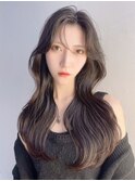 ワンホンヘア_外ハネボブセクションカラーペールベージュ_9250