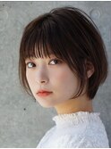 【bloom】時短で決まるマッシュショート☆ハニーベージュ