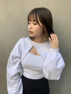 ジーナ 船橋南口(Zina) 髪質改善＊透けベージュデザインカラー＊美髪【Zina 船橋南口】