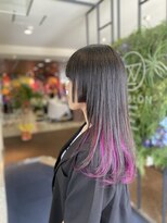 ダブル アンダーバー サロン(W_SALON) 【W_SALON 河原町】インナーカラー/ラベンダー