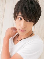 トニーアンドガイ メン 与野駅前店(TONI&GUY MEN)&nbsp;斜めバングで目力ＵＰ！アッシュオリーブウルフショートh与野