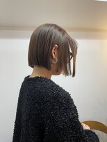 アル 心斎橋(alu)&nbsp;小顔カット/ココアベージュ/黒髪/ツヤ髪/ニュアンスカラー