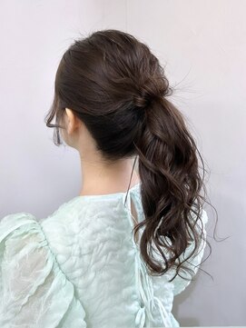 ロットアニバース(lott annibirth) 【髪質改善】ゆるっとポニーテール@mutsumi