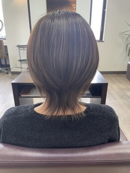 ラポールヘアリゾート(Rapport Hair Resort)の写真/気になる白髪もしっかりカバー！自然な仕上がりで大人女性に大人気◎暗め～明るめまでお任せください！