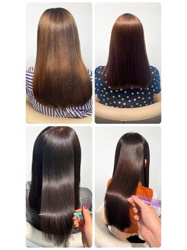 美容室フルール 20代30代グレージュ髪質改善カラー韓国ヘア透明感