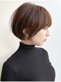 say.ショート 丸みショート 耳掛けショート アースカラー 表参道