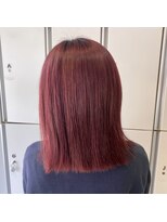 アイディー バイ ケンジ(id. by KENJE) ブリーチ必須!ワインレッドカラー