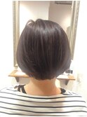 30代40代50代/ショートボブ/襟足スッキリショートボブ