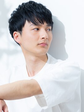 トゥルートラスト オムオム 甲府和戸(True Trust HOMME HOMME) メンズ ビジネスショートスタイル ポイントパーマ