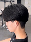 ニュアンスパーマ 曲がる縮毛矯正 センターパート
