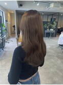 20代30代透明感カラーアッシュベージュ