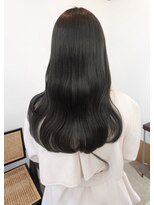 オルセン(OLSEN) グレージュ/暗髪/艶髪