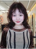 ミディアムレイヤーパーマ