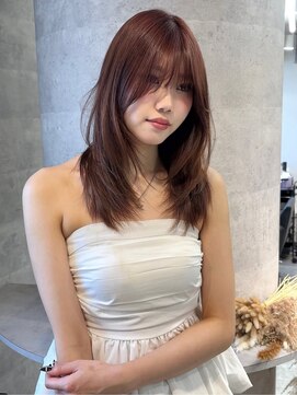 ラナ 新宿(lana) 韓国レイヤー/顔まわり/ウルトワ髪質改善【lana hair/新宿】