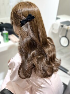 ランテルディ 渋谷(LANTERDIT) 【LANTERDIT】オリーブベージュ/レイヤー/髪質改善/Risa