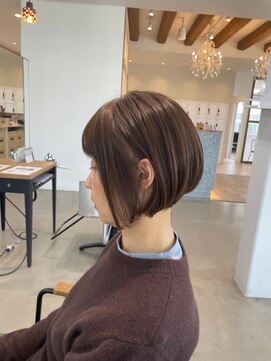 グランデュール 東静岡池田店(GRANDEUR) 東静岡ショートボブくびれショートイルミナカラー顔周りレイヤー