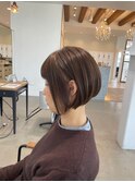 東静岡ショートボブくびれショートイルミナカラー顔周りレイヤー
