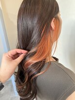 シュガー ミタケ(SUGAR mitake)&nbsp;インナーカラー　オレンジ